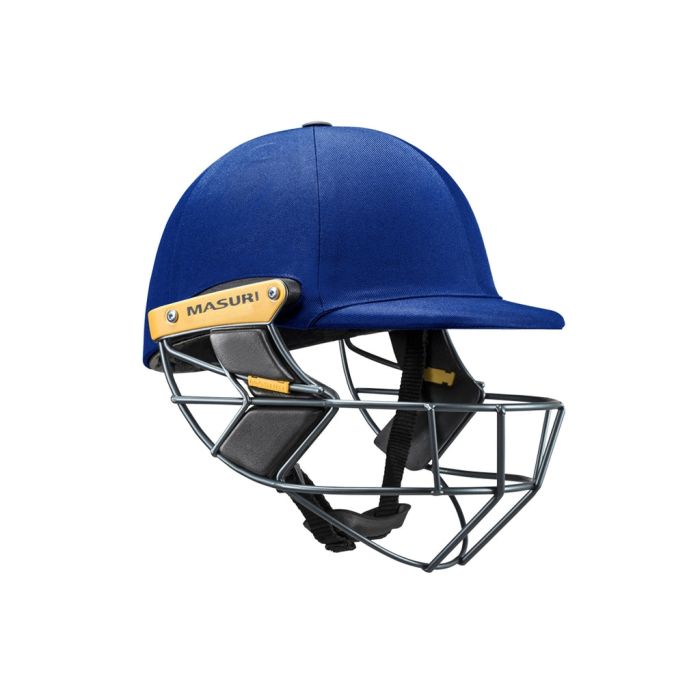 MASURI E- LINE TITANIUM 'PERSONALISED' WITH CLUB LOGO STEEL SENIOR HELMET 2024