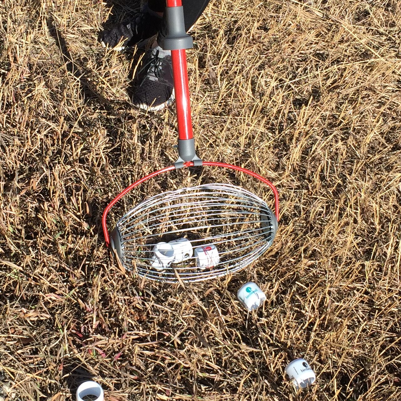 Golf Ball Picker Upper - Shag Wheel - Super fast and easy ball picker!