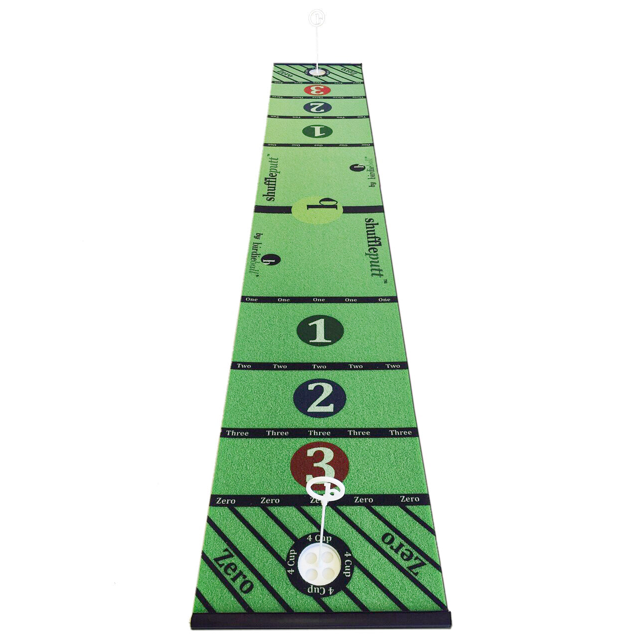 Golf Putting Game - ShufflePutt! Putting and Shuffleboard with a "Drain It" Twist (4 SIZES)