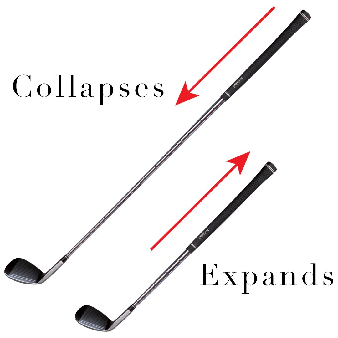 Telescoping/Collapsing Travel Club (7 Iron or Pitching Wedge)