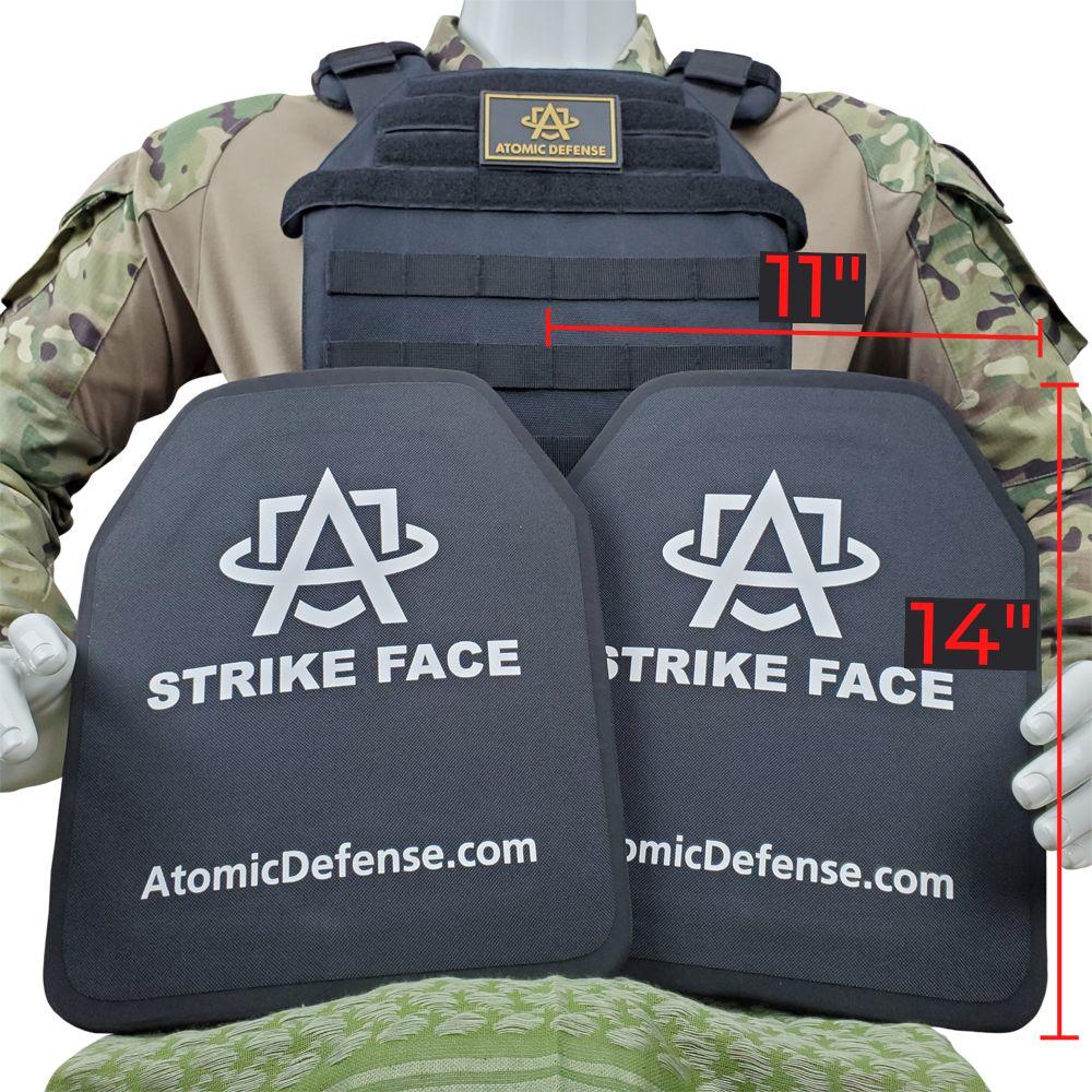 11x14" Armor Plate Carrier Vest with Level 3A, 3, or 4 Armor Plates
