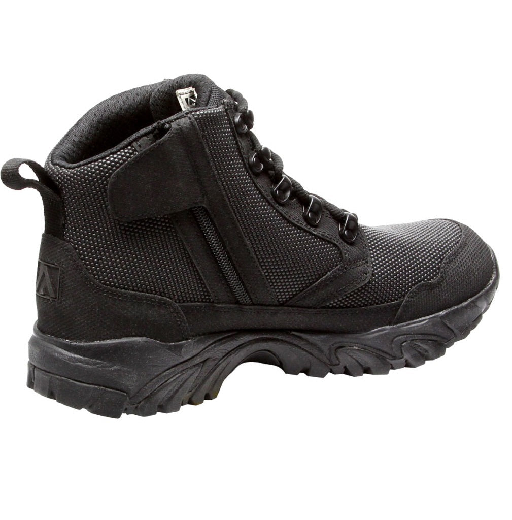 ALTAI Black Tactical Waterproof Side Zip 6" Boots (MFT200-ZS)
