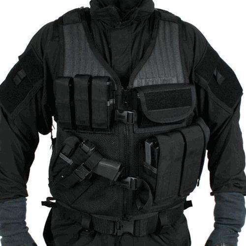 BLACKHAWK! Omega Elite Vest Cross Draw With Pistol Mag