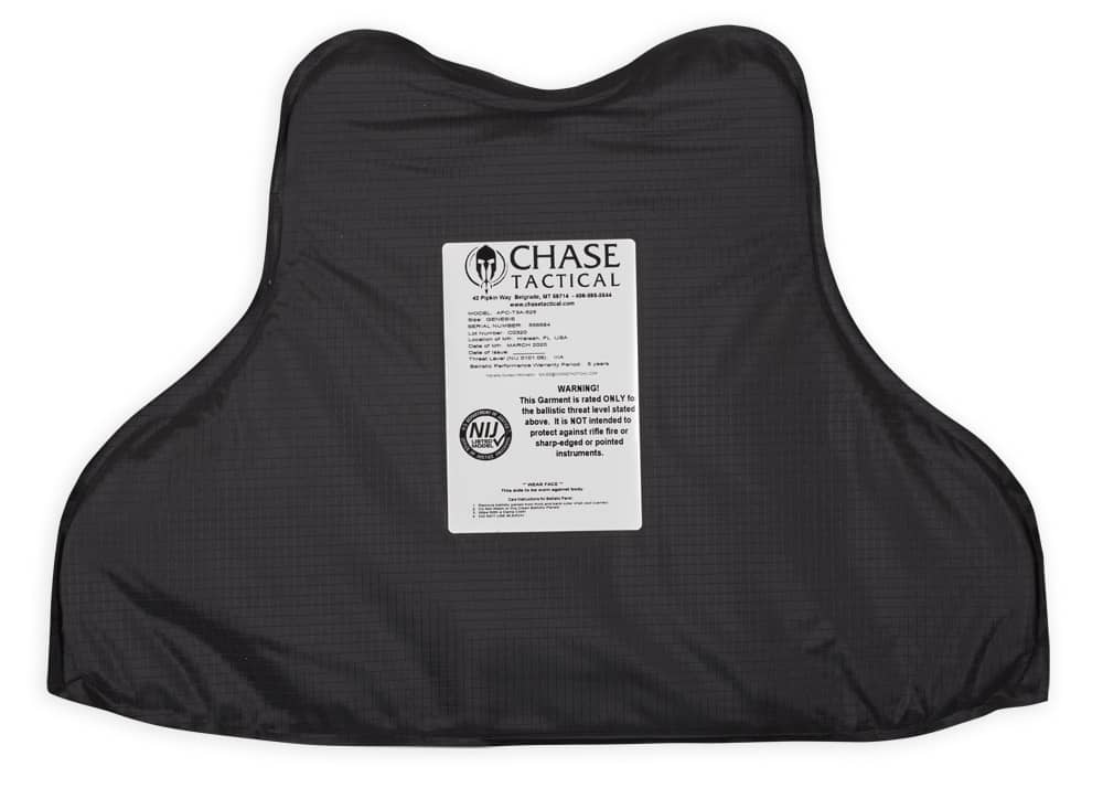 Chase Tactical Genesis Level IIIA Soft Body Armor