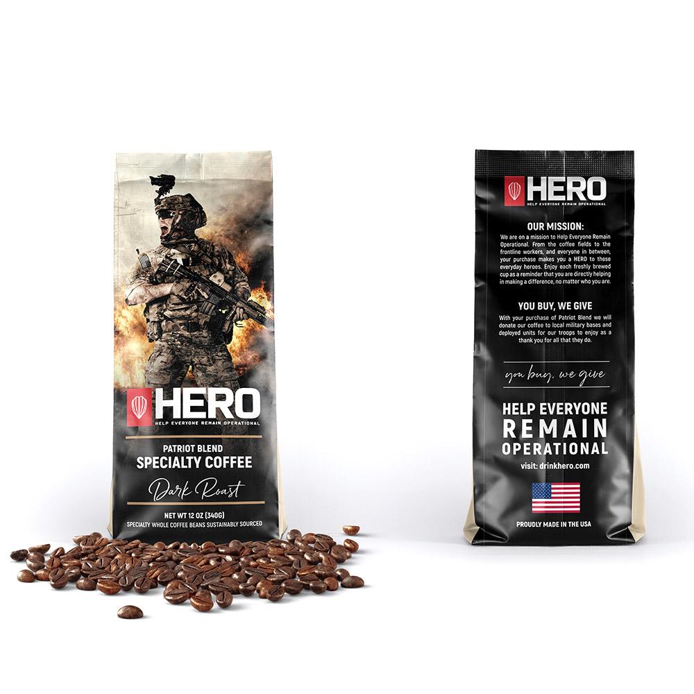 Hero Patriot Blend Dark Roast Coffee
