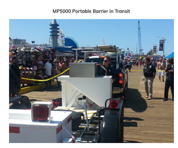 MP5000 Portable Event Barricade
