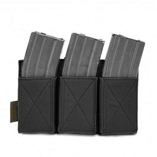 Warrior Assault Systems Triple Elastic M4 & AK Mag Pouch