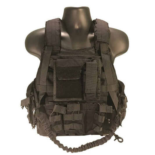 Level-4 Armor Plate Carrier With AR15 MOLLE Pouches