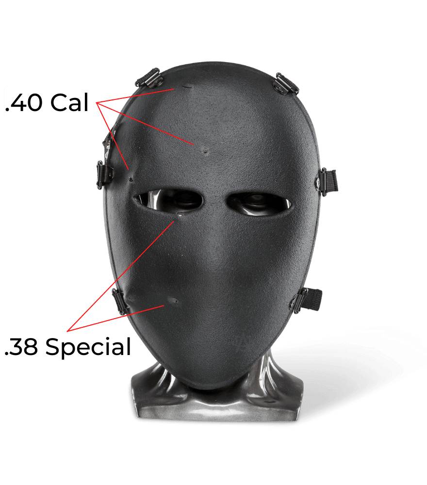 CQCM™ Full Face Bulletproof Mask | NIJ Level IIIA+