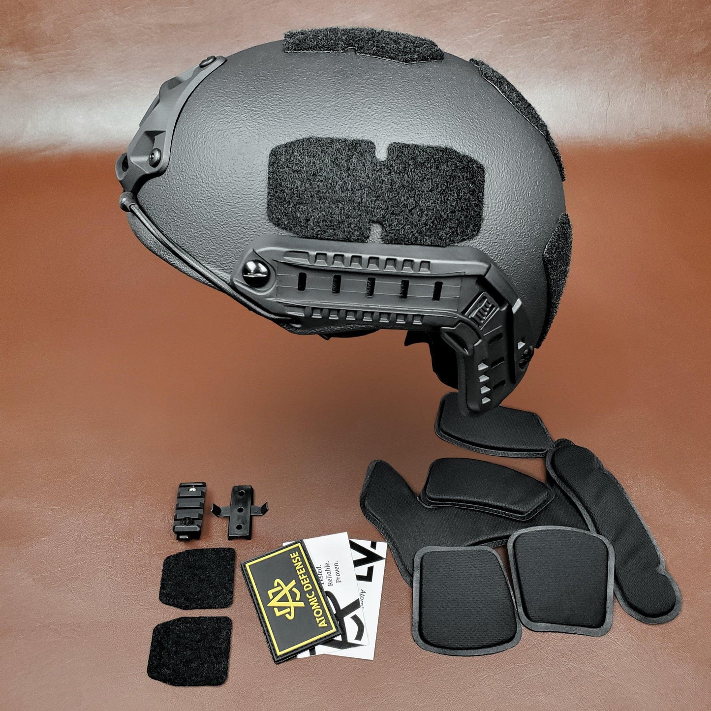 FAST High-Cut Ballistic Helmet | NIJ Level IIIA+ | Tan, Black, Green
