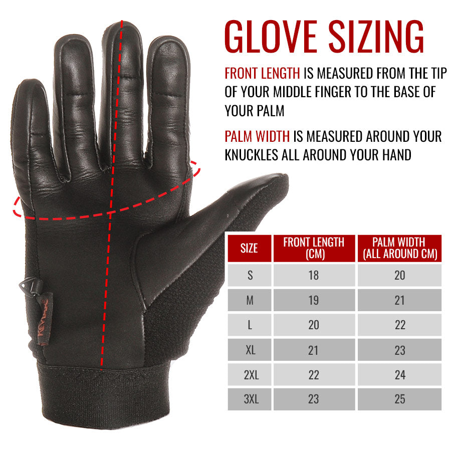 Blade Runner Level 2 Cut Resistance Leather Neoprene Gloves w/ Knuckle Protection