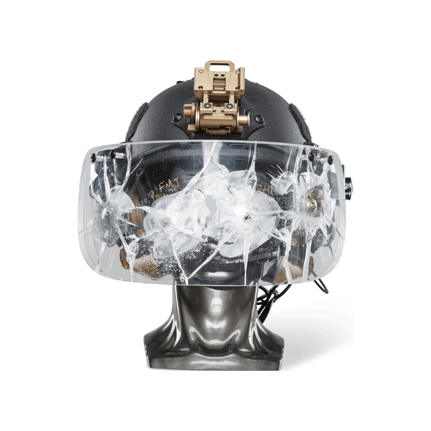 NIJ IIIA+ Face Shield Bulletproof Helmet Visor for PASGT, MICH, FAST, ACH Ballistic Helmets