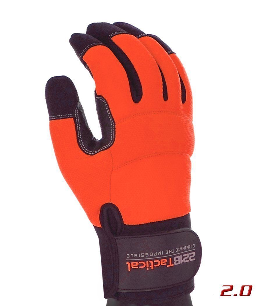 221B Tactical Hi-Vis Equinoxx Gloves 2.0 - Thermal, Water & Wind Resistant