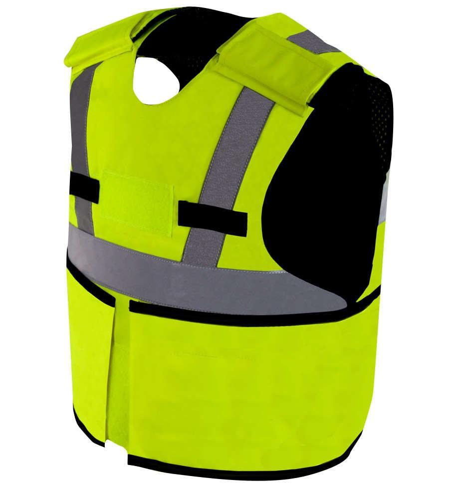 SafeGuard Armor VIZER High Visibility Bulletproof Vest Body Armor (Stab and Spike Proof Upgradeable)